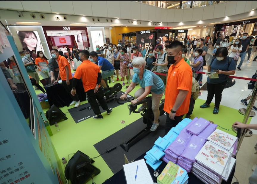 【世界心臟日2022】現場攤位吸引多名市民參與。